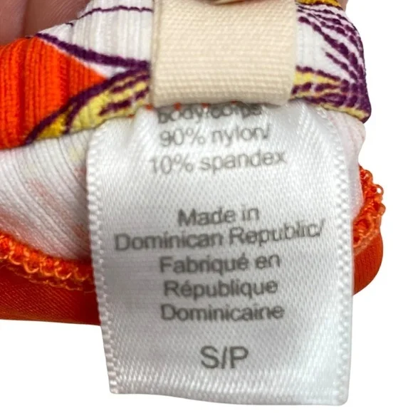 EBERJEY Vivian Bikini Top (just top) in Spicy Orange Size Small (NWOT) - Picture 8 of 10